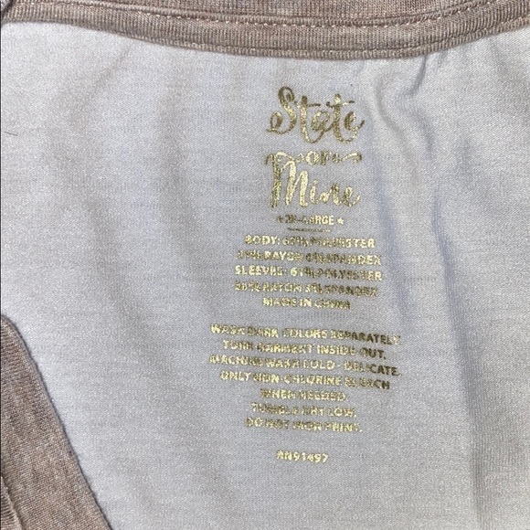 Love Joy Cheer Raglan Baseball Style 3/4 Sleeve - Picture 3 of 6